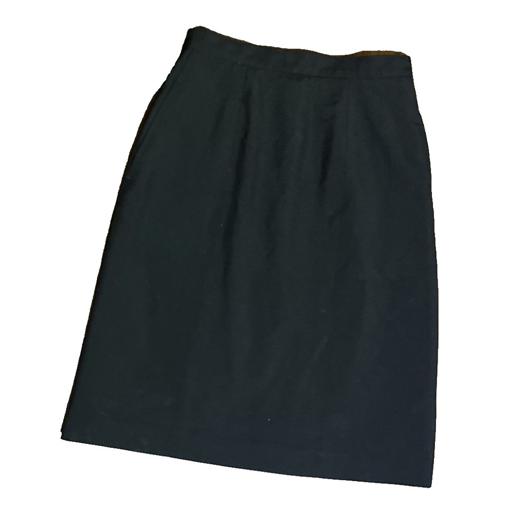 Flying Cross Skirt Womens 8 MP Straight Wool Blend Lined Black USA